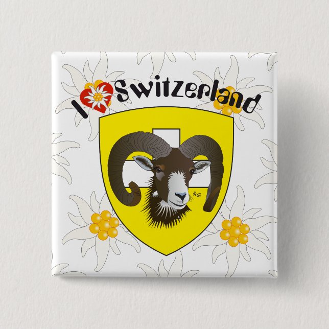 Schaffhausen - Schweiz - Suisse - Svizzera-Buttons Button (Vorderseite)