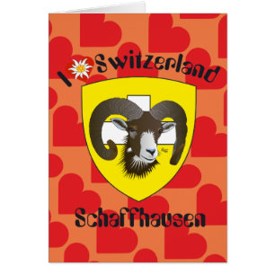 Schaffhausen Schweiz Suisse Svizzera Grusscard