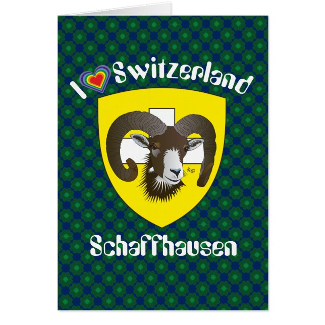 Schaffhausen Schweiz Suisse Svizzera Grusscard (Vorne)