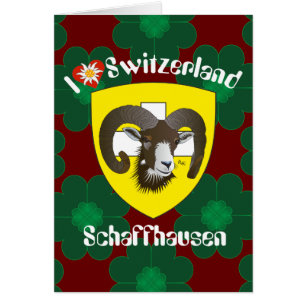 Schaffhausen Schweiz Suisse Svizzera Grusscard