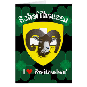 Schaffhausen Schweiz Suisse Svizzera Grusscard