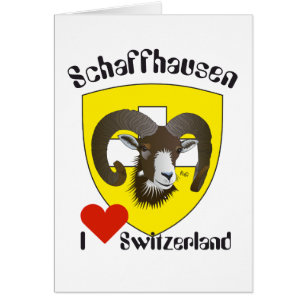 Schaffhausen Schweiz Suisse Svizzera Grusscard