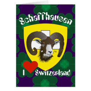 Schaffhausen Schweiz Suisse Svizzera Grusscard