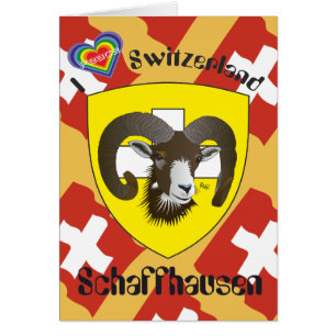 Schaffhausen Schweiz Suisse Svizzera Grusscard