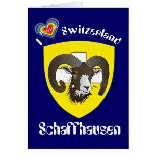 Schaffhausen Schweiz Suisse Svizzera Grusscard