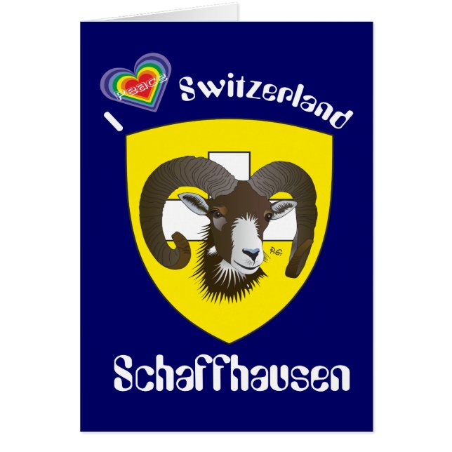 Schaffhausen Schweiz Suisse Svizzera Grusscard (Vorne)