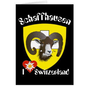 Schaffhausen Schweiz Suisse Svizzera Grusscard