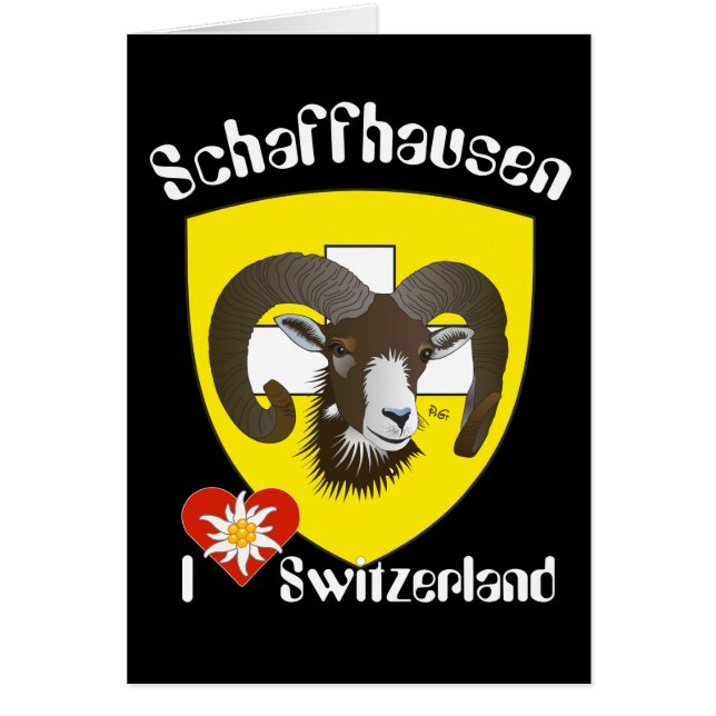 Schaffhausen Schweiz Suisse Svizzera Grusscard (Vorne)