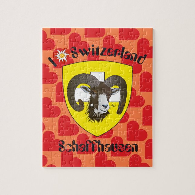Schaffhausen Schweiz Suisse Svizzera Puzzles (Vertikal)