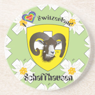 Schaffhausen - Schweiz - Suisse - Svizzera Sandstein Untersetzer