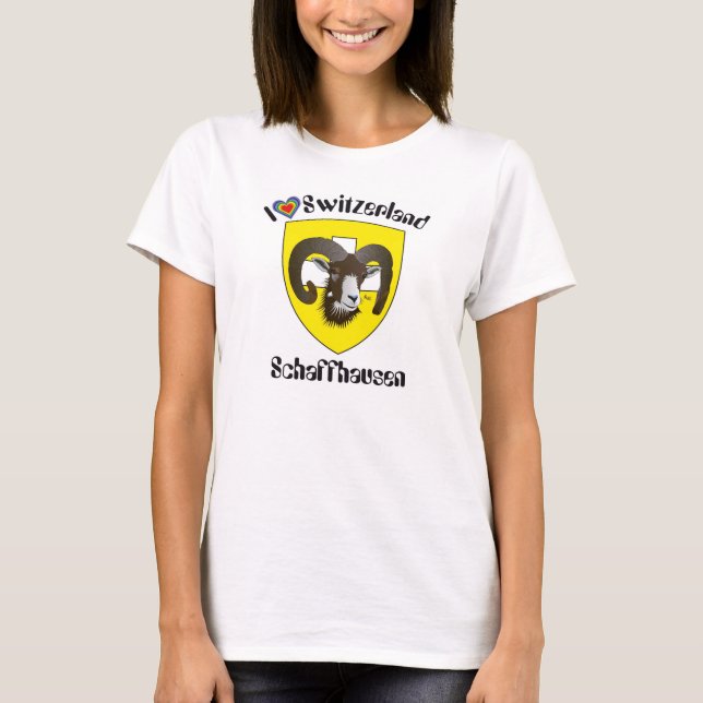 Schaffhausen Schweiz Suisse Svizzera T-Shirt (Vorderseite)