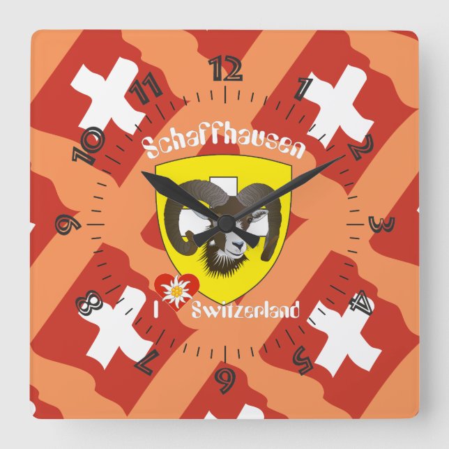 Schaffhausen - Schweiz - Suisse - Svizzera Uhr (Vorderseite)