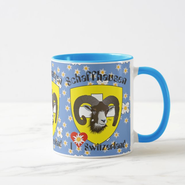 Schaffhouse - Suisse - Tasse suisse - Svizzera (Droite)
