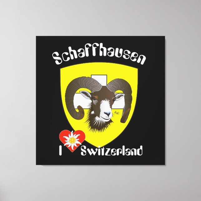 Schaffhouse - Suisse - Toile (Recto)