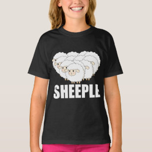 Schaffragen Nichts bleibt erschreckt - Schafe T-Shirt