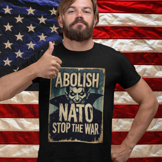 Schafft die NATO-Halloween-Vampir-Antikriegs-Fried T-Shirt