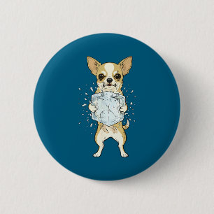 Schafft Eis ab lustiger Chihuahua kein Eis Hund Me Button