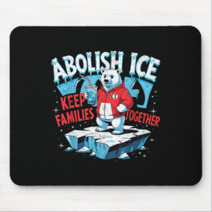 Schafft Eis Zusammenhalten Familien Eisbär 4.  Mousepad