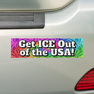 Schafft ICE aus den USA! Autoaufkleber