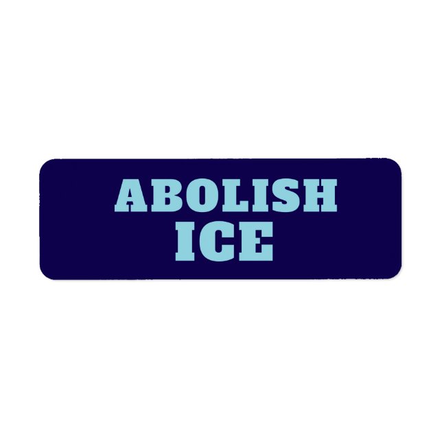 Schafft ICE Protest Aufkleber Ab  (Vorne)