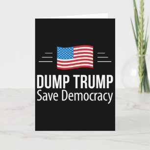 Schafft Trump ab - Rettet die Demokratie - Karte