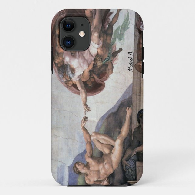 Schaffung der Kapellen-Kunst Adams Cistine Case-Mate iPhone Hülle (Rückseite)