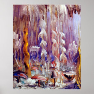 Schaffung der Welt X durch Ciurlionis Poster