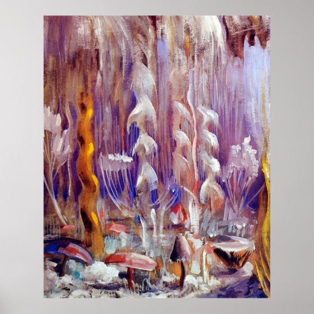 Schaffung der Welt X durch Ciurlionis Poster (Vorne)