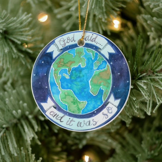 Schaffung des Jesse-Weltbaumes Keramik Ornament (Baum)