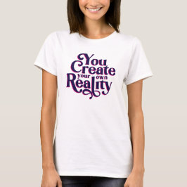Schaffung eines Gesetzes zur Anziehung von Typogra T-Shirt