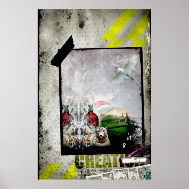 Schaffung gegen Pop Poster (Vorne)