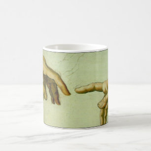Schaffung von Adam im Detail Kaffeetasse