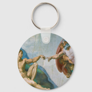 Schaffung von Adam - Michelangelo 1475 - 1564 Schlüsselanhänger