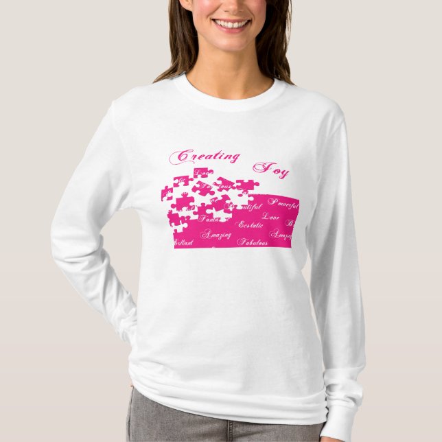 Schaffung von Freude T-Shirt (Vorderseite)