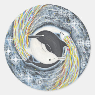 Schaffungs-Aufkleber Runder Aufkleber