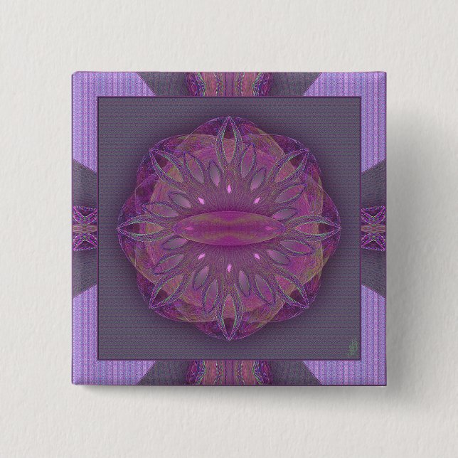 Schaffungs-Mandala Button (Vorderseite)