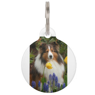 Schafhund in Blume Tiernamensmarke