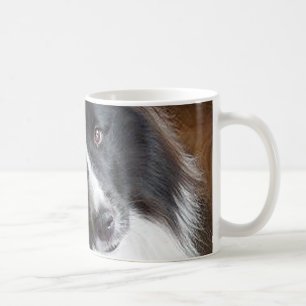 Schafhund schwarz-weiß kaffeetasse