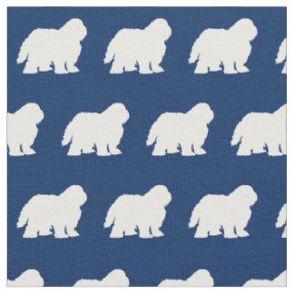 Schafhund Silhouette Pet Navy Blue Stoff