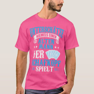 Schafkopf Sprichwort Bavarian Card Game Sheep's He T-Shirt