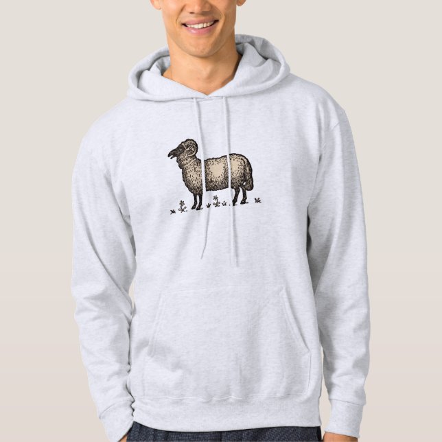 Schaflammfarm Vintag Hoodie (Vorderseite)