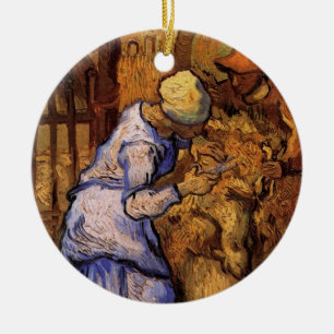 Schafscherer (nach Millet) von Vincent van Gogh Keramik Ornament