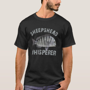 Schafshead-Flüsterer Lustiger Schafshead-Angler Fi T-Shirt