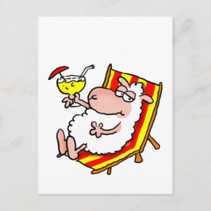 Schafskarte "Relax" Postkarte