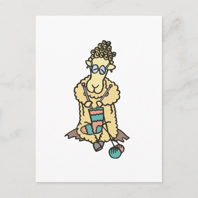 Schafspinken Postkarte (Vorderseite)