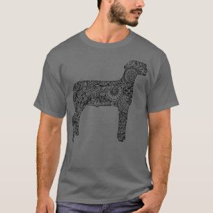 Schafsviehschau Mandala   Lamm Widder Bestand T-Shirt