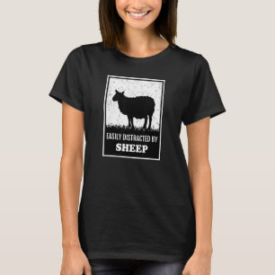 Schafzucht, die leicht von der Schafzucht abgelenk T-Shirt