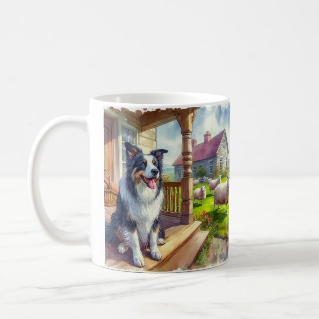 Schafzucht mit Tasse für den Grenzkologen (Links)