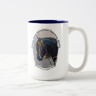Schale, Almosta Bauernhof-Fahrfall 2014 Zweifarbige Tasse