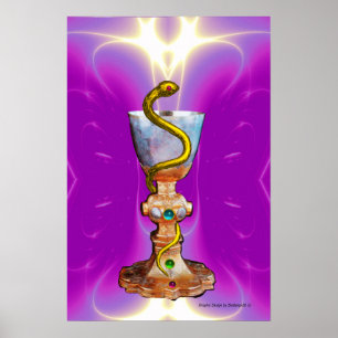 SCHALE DER HYGEIA - Medizin, Pharmazie Poster